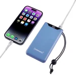 Intenso F10000 Power Bank 10000mAh 20W με Θύρα USB-A και Θύρα USB-C Quick Charge 3.0 Μπλε 7332035 - Image 3