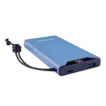 Intenso F10000 Power Bank 10000mAh 20W με Θύρα USB-A και Θύρα USB-C Quick Charge 3.0 Μπλε 7332035 - Image 4
