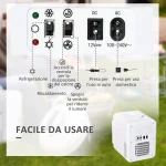 HomCom Φορητό Ψυγείο Ηλεκτρικό 4lt Λευκό C00-022V90 - Image 8