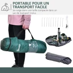 Outsunny Αυτόματη Σκηνή Camping Πράσινη για 2 Άτομα 205x195x135εκ. A20-133 - Image 5