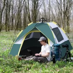 Outsunny Αυτόματη Σκηνή Camping Πράσινη για 2 Άτομα 205x195x135εκ. A20-133 - Image 6