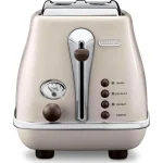 De'Longhi Icona Vintage Φρυγανιέρα 2 Θέσεων 900W Μπεζ CTOV 2103.BG - Image 2