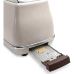 De'Longhi Icona Vintage Φρυγανιέρα 2 Θέσεων 900W Μπεζ CTOV 2103.BG - Image 4