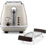 De'Longhi Icona Vintage Φρυγανιέρα 2 Θέσεων 900W Μπεζ CTOV 2103.BG - Image 6