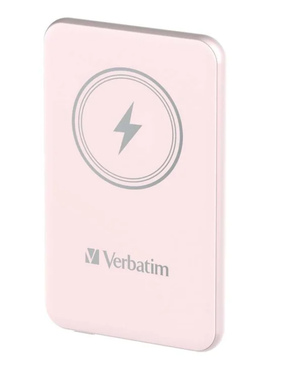 Verbatim Charge 'n' Go MagSafe Power Bank 5000mAh με Θύρα USB-C Power Delivery Ροζ 32243