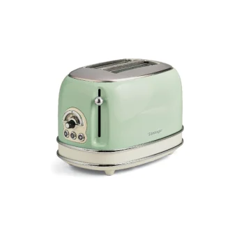 Ariete Vintage Φρυγανιέρα 2 Θέσεων 810W Πράσινη 0155GR