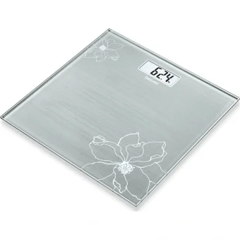 Beurer Ψηφιακή Ζυγαριά 180kg Ασημί Flower 75630