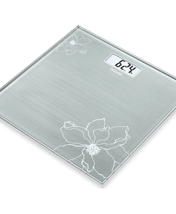 Beurer Ψηφιακή Ζυγαριά 180kg Ασημί Flower 75630