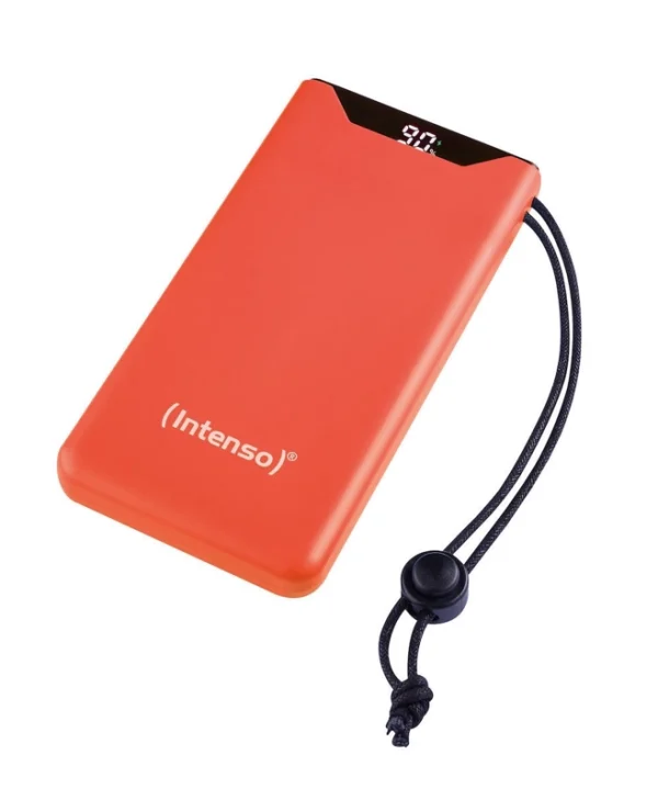Intenso F10000 Power Bank 10000mAh 20W με Θύρα USB-A και Θύρα USB-C Quick Charge 3.0 Πορτοκαλί 7332038