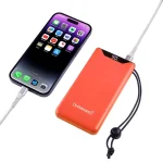 Intenso F10000 Power Bank 10000mAh 20W με Θύρα USB-A και Θύρα USB-C Quick Charge 3.0 Πορτοκαλί 7332038 - Image 4