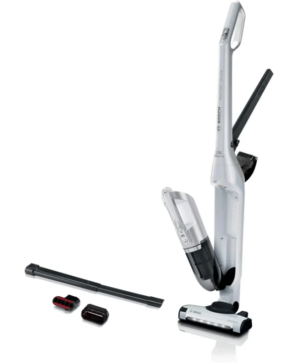 Bosch Επαναφορτιζόμενη Σκούπα 2 σε 1 Stick & Χειρός 25.2V Ασημί BBH3ALL28