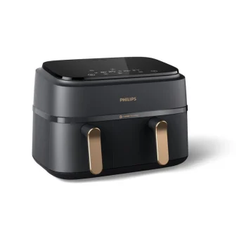 Philips Air Fryer με Διπλό Αποσπώμενο Κάδο 9lt Μαύρο NA352/00