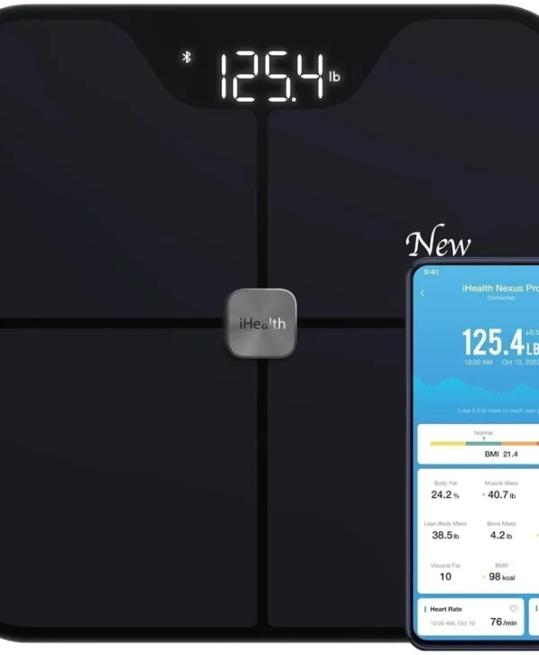 iHealth Smart Ζυγαριά με Bluetooth Μαύρη HS2SPRO