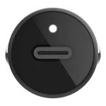 Belkin Φορτιστής Αυτοκινήτου 30W Γρήγορης Φόρτισης με μία Θύρα: 1xType-C μαζί με Καλώδιο Type-C Καφέ Χρώμα CCA004BT1MBK-B6 - Image 2