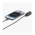 Belkin Φορτιστής Αυτοκινήτου 30W Γρήγορης Φόρτισης με μία Θύρα: 1xType-C μαζί με Καλώδιο Type-C Καφέ Χρώμα CCA004BT1MBK-B6 - Image 5