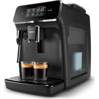 Philips Series 2200 Αυτόματη Μηχανή Espresso 1500W Πίεσης 15bar με Μύλο Άλεσης Μαύρη EP2220/10