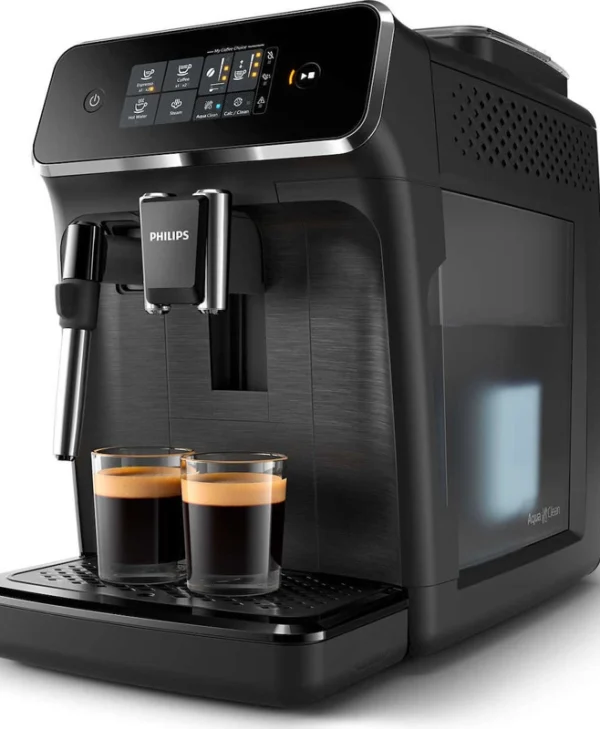 Philips Series 2200 Αυτόματη Μηχανή Espresso 1500W Πίεσης 15bar με Μύλο Άλεσης Μαύρη EP2220/10