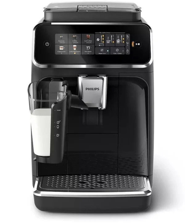 Philips Series 3300 Αυτόματη Μηχανή Espresso 1500W Πίεσης 15bar με Μύλο Άλεσης Μαύρη EP3341/50