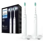 Philips Sonicare 3100 Ηλεκτρική Οδοντόβουρτσα με Χρονομετρητή και Αισθητήρα Πίεσης 2τμχ White Διπλή Συσκευασία HX3675/13 - Image 3