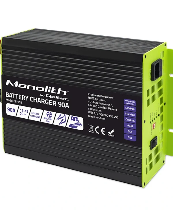 Qoltec Monolith Φορτιστής Μπαταρίας Αυτοκινήτου 12V 51919
