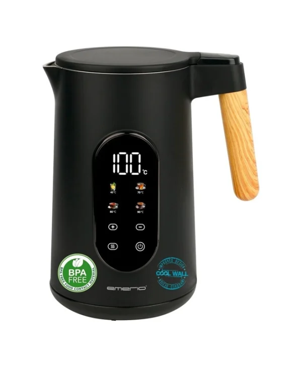 Emerio Βραστήρας 1.7lt 2200W Μαύρος WK-132230