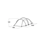 Easy Camp Σκηνή Camping Τούνελ Πράσινη 120474 - Image 4