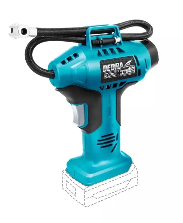 Dedra Τρόμπα Αυτοκινήτου 160PSI με Καλώδιο Αναπτήρα 18V DED7078