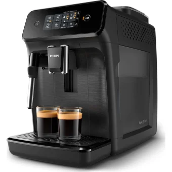 Philips Series 1200 Αυτόματη Μηχανή Espresso 1500W Πίεσης 15bar με Μύλο Άλεσης Μαύρη EP1220/00