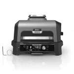Ninja Woodfire Pro Connect XL Επιτραπέζια Ηλεκτρική Ψησταριά Αυλακωτής Πλάκας 1700W με Καπάκι και Ρυθμιζόμενο Θερμοστάτη OG901EU - Image 4