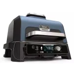 Ninja Woodfire Pro Connect XL Επιτραπέζια Ηλεκτρική Ψησταριά Αυλακωτής Πλάκας 1700W με Καπάκι και Ρυθμιζόμενο Θερμοστάτη OG901EU - Image 5