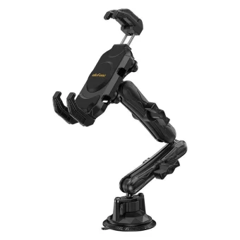 Ulefone Armor Mount Βάση Κινητού Αυτοκινήτου με Ρυθμιζόμενα Άγκιστρα Μαύρη UF-AMMAX