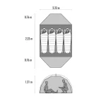 Moser Σκηνή Αποθήκευσης Γκρι για 4 Άτομα 0002085200003223 - Image 11