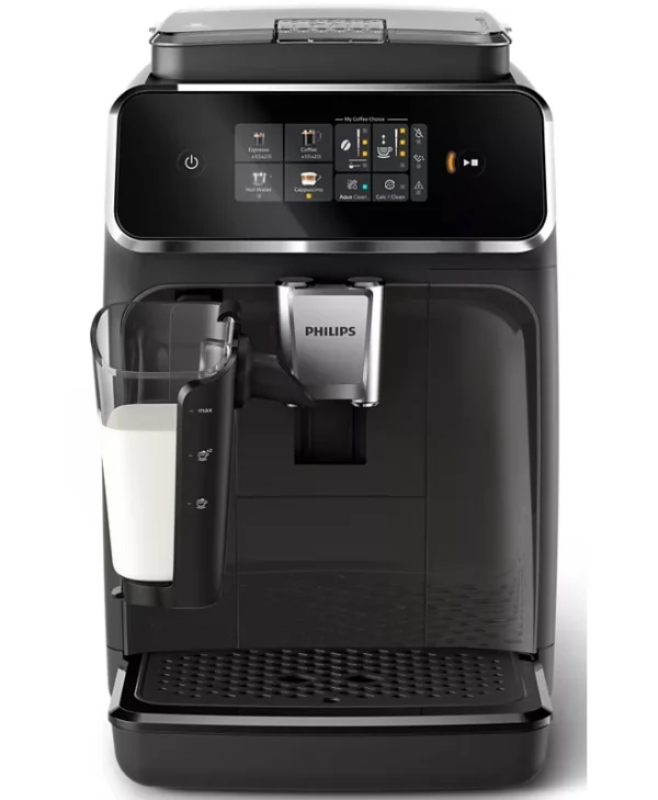 Philips Series 2300 Αυτόματη Μηχανή Espresso 1500W Πίεσης 15bar για Cappuccino με Μύλο Άλεσης Μαύρη EP2334/10