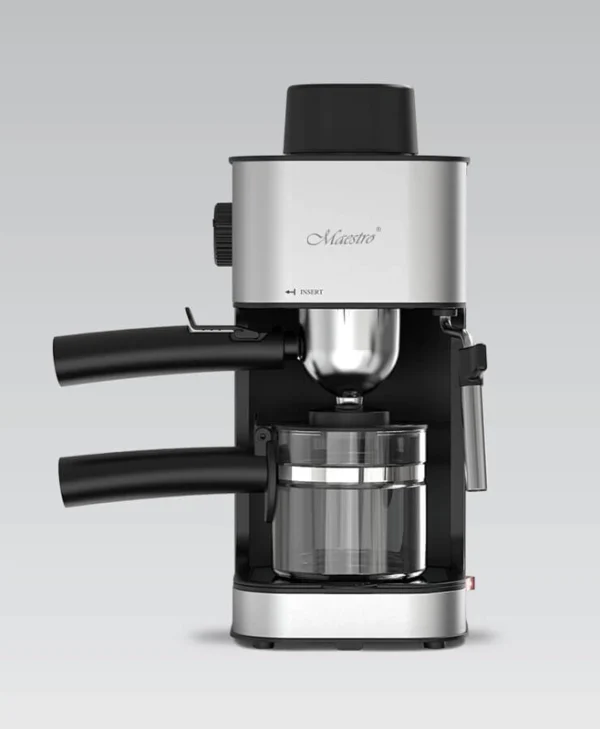 Maestro Μηχανή Espresso 800W Πίεσης 3.5bar Μαύρη MR-411