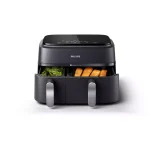 Philips 3000 Series Air Fryer με Διπλό Αποσπώμενο Κάδο 9lt Μαύρο NA351/00 - Image 4