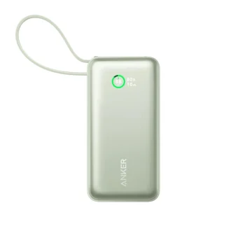 Anker Nano 545 Power Bank 10000mAh 30W με Θύρα USB-A και Θύρα USB-C Power Delivery Πράσινο A1259G61