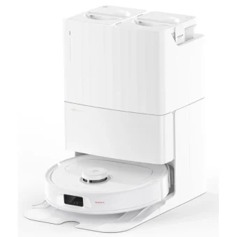 Roborock Q Revo MaxV Σκούπα Ρομπότ για Σκούπισμα & Σφουγγάρισμα με Χαρτογράφηση και Wi-Fi Λευκή QRMV02