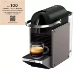 Krups Pixie Καφετιέρα για Κάψουλες Nespresso Πίεσης 19bar Titan XN306T - Image 5