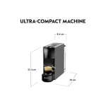 Krups Essenza Mini Καφετιέρα για Κάψουλες Nespresso Πίεσης 19bar Grey XN110B - Image 9