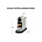 De'Longhi Citiz Καφετιέρα για Κάψουλες Nespresso Πίεσης 19bar White EN167.W - Image 7