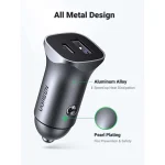 Ugreen CD130 Φορτιστής Αυτοκινήτου 30W 3A Γρήγορης Φόρτισης με Θύρες: 2xUSB Γκρι Χρώμα 40858 - Image 6
