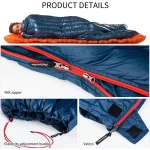 Naturehike Sleeping Bag Μονό 2 Εποχών Navy 0011064600003363 - Image 2