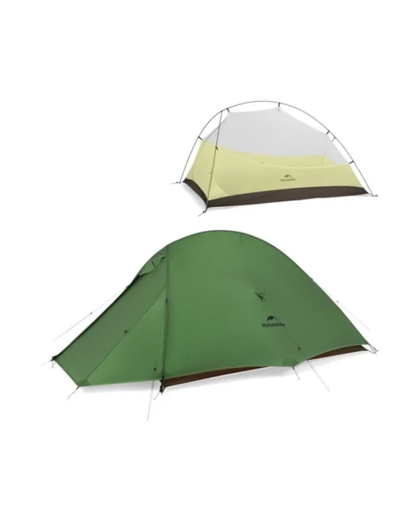 Naturehike Cloud Up 2 Pro 20d Σκηνή Camping Igloo Πράσινη 0010178600013707