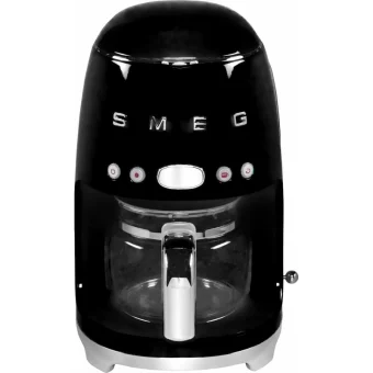 Smeg Προγραμματιζόμενη Καφετιέρα Φίλτρου 1050W Black DCF02BLEU