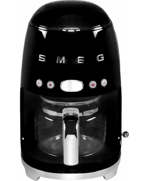 Smeg Προγραμματιζόμενη Καφετιέρα Φίλτρου 1050W Black DCF02BLEU