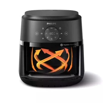 Philips Series 2000 Air Fryer 4.2lt Μαύρο NA221/00