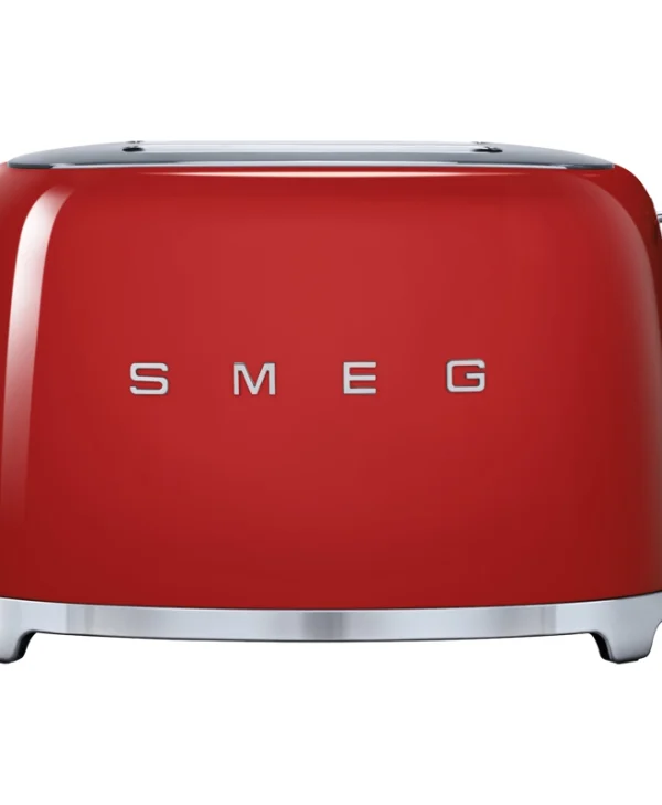 Smeg Φρυγανιέρα 2 Θέσεων 950W Κόκκινη TSF01RDEU
