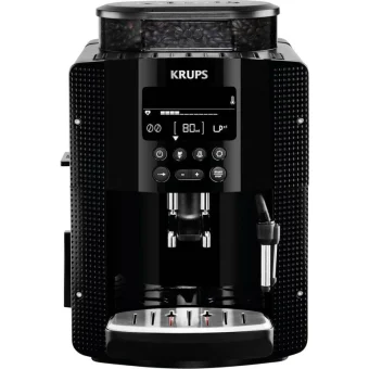 Krups Αυτόματη Μηχανή Espresso 1450W Πίεσης 15bar για Cappuccino με Μύλο Άλεσης Μαύρη EA8150