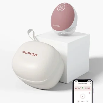 Momcozy Ηλεκτρικό Μονό Θήλαστρο Κόκκινο BP238-NR70BA-A