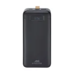 Rivacase VA1083 Power Bank 30000mAh 65W με Θύρα USB-A και Θύρα USB-C Μαύρο